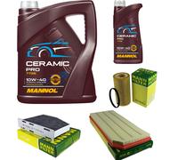 MANN Controllo set 6L MANNOL Ceramica per 10W-40 per Audi A3 Sportback 8PA S3