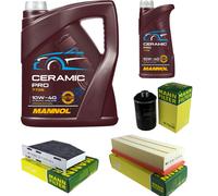 MANN Controllo set 6L MANNOL Ceramica per 10W-40 per Audi Q3 8UB 8UG 2.0