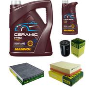 MANN Controllo set 6L MANNOL Ceramica per 10W-40 per VW Caddy II Kasten 9K9A