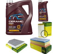 Mann Controllo Set 6L mannol Ceramica Pro 10W-40 per Audi A4 di Avant 8K5