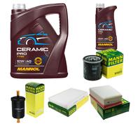 Mann Controllo Set 6L mannol Ceramica. Pro 10W-40 per Renault Fluence L30