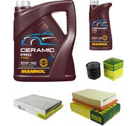 Mann Controllo Set 6L mannol Ceramica Pro 10W-40 per Seat Altea Inca 6K9