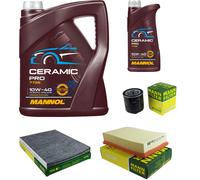 Mann Controllo Set 6L mannol Ceramica Pro 10W-40 per Sedile Inca 6K9