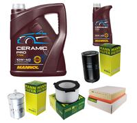 Mann Controllo Set 6L mannol Ceramica Pro 10W-40 per VW Transporter (IV