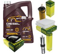 MANN Controllo Set 6L MANNOL Diesel TDI 5W-30 per BMW F25 xDrive20d xDrive30d