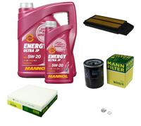 MANN Controllo Set 6L MANNOL Energy Ultra JP 5W-20 per Honda Accord VII 2.0