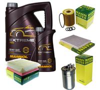 MANN Controllo Set 6L MANNOL Extreme 5W-40 Per Opel Corsa D 1.7 CDTi