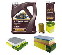 MANN Controllo Set 6L MANNOL LONGLIFE 504/507 5W-30 Per Audi A4 Avant 8K5