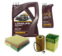 MANN Controllo Set 6L MANNOL LONGLIFE 504/507 5W-30 Per BMW Z3 Roadster E36