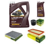 MANN Controllo Set 6L MANNOL LONGLIFE 504/507 5W-30 Per KIA Rio II JB 1.4