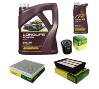 MANN Controllo Set 6L MANNOL LONGLIFE 504/507 5W-30 Per Mitsubishi Lancer