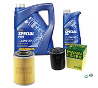 MANN Controllo Set 6L MANNOL Special Plus 10W-30 per Nissan Urvan Bus 2.4i