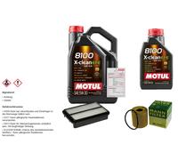 Mann Controllo Set 6L Motul 8100 x-Pulire Efe 5W-30 per " Mitsubishi Outlander