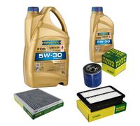 MANN Controllo Set 6L Ravenol FDS 5W-30 per KIA Ceed 1.6