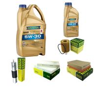 Mann Controllo Set 6L Ravenol SMP 5W-30 per BMW 5er E39 523i 520i