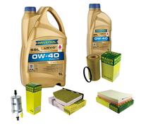 MANN Controllo Set 6L RAVENOL SSL 0W-40 per Audi TT 2.0 TTS quattro
