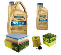 MANN Controllo Set 6L RAVENOL SSL 0W-40 per BMW 2 Cabriolet F23 228i F22