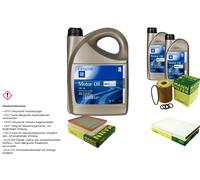 Mann Controllo Set 7 L GM olio motore dexos2 5W-30 per Opel Astra H Caravan