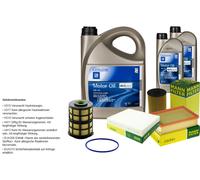 Mann Controllo Set 7 L GM olio motore dexos2 5W-30 per Opel Mokka / x Scheda Di