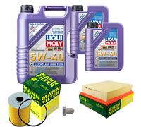 Mann Controllo Set 7 L Liqui Moly Bassa Visciosità High-Tech 5W-40 per VW Gold