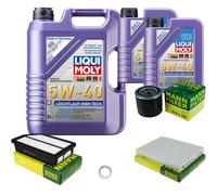 MANN Controllo Set 7 L LIQUI MOLY Leichtlauf High Tech 5W-40 Per KIA Soul II