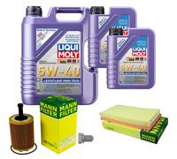 Mann Controllo Set 7 L Liqui Moly Scorrevolezza High-Tech 5W-40 per VW Audi Gold