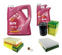 MANN Controllo Set 7 L MANNOL Elite 5W-40 Per Audi A6 4A2 C4 S6 Turbo