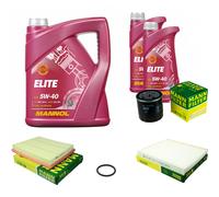 MANN Controllo Set 7 L MANNOL Elite 5W-40 Per Opel Astra G CC F48 F08 1.6