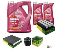 MANN Controllo Set 7 L MANNOL Energy 5W-20 per Hyundai Santa Fé II 2.7 V6