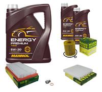 Mann Controllo Set 7 L mannol Energy Premium 5W-30 per Mazda 6 Station Vagone