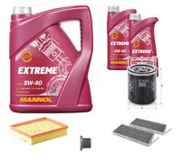 Mann Controllo Set 7 L mannol extreme 5W-40 per Renault Latitudine 2.0 16V
