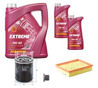 Mann Controllo Set 7 L mannol extreme 5W-40 per Renault Latitudine 2.0