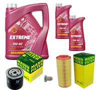 MANN Controllo Set 7 L MANNOL Extreme 5W-40 Per VW Polo 1.9 D 6N2