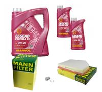MANN Controllo Set 7 L MANNOL Legend Formula C5 0W-20 Per Volvo XC60 D4 D3