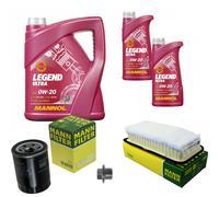 MANN Controllo Set 7 L MANNOL Legend Ultra 0W-20 Per Toyota Subaru GT 86