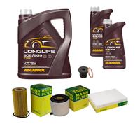 MANN Controllo Set 7 L MANNOL LONGLIFE 508/509 0W-20 Per Audi A4 Avant 8W5