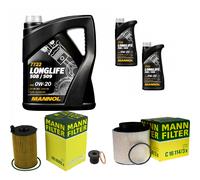 MANN Controllo Set 7 L MANNOL LONGLIFE 508/509 0W-20 Per Audi A5 Sportback