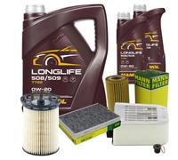 Mann Controllo Set 7 L mannol Longlife 508/509 0W-20 per Audi Q7 4M 3.0