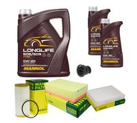 MANN Controllo Set 7 L MANNOL LONGLIFE 508/509 0W-20 Per VW Audi Polo AW1