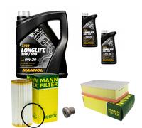 MANN Controllo Set 7 L MANNOL LONGLIFE 508/509 0W-20 Per VW Audi Tiguan AD1