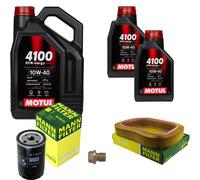 MANN Controllo Set 7 L MOTUL 4100 SYN-ERGY SPEC 10W40 Per Mercedes 190 W201