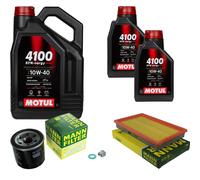 MANN Controllo Set 7 L MOTUL 4100 SYN-ERGY SPEC 10W40 Per Nissan Almera