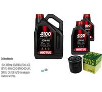 MANN Controllo Set 7 L MOTUL 4100 SYN-ERGY SPEC 10W40 Per Toyota Starlet EP9