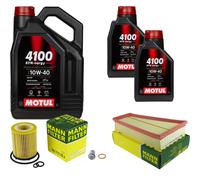 Mann Controllo Set 7 L Motul 4100 Syn-Nergy Spec 10W40 Per Mercedes B-Klasse