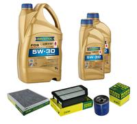MANN Controllo Set 7 L RAVENOL FDS 5W-30 per KIA Carens IV