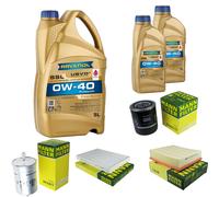 MANN Controllo Set 7 L RAVENOL SSL 0W-40 per Audi A6 2.4 2.8 quattro