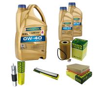 MANN Controllo Set 7 L RAVENOL SSL 0W-40 per BMW 3er E46 318i 316i 318 Ci