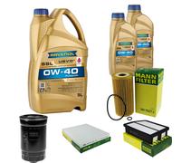 MANN Controllo Set 7 L RAVENOL SSL 0W-40 per Hyundai iX35 Van