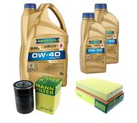 MANN Controllo Set 7 L RAVENOL SSL 0W-40 per VW Transporter V 2.0 Bus