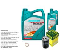 Mann Controllo Set 7L Addinol 0540 Super Luce 5W-40 per Chrysler